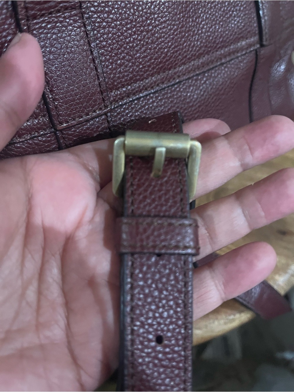 MULBERRY SMALL BURGUNDY BAYSWATER SATCHEL CROSSBODY BAG - Picture 6 of 14
